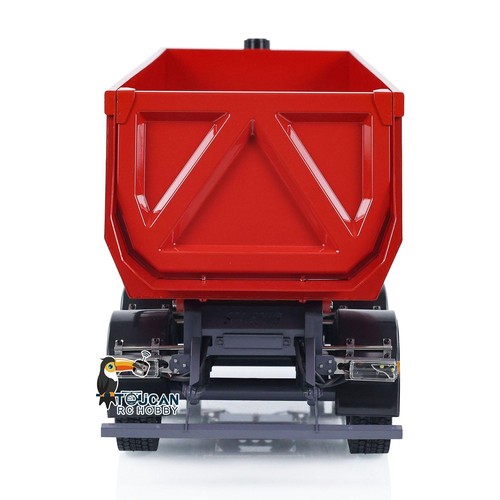 3-Axle Hydraulic Dump Trailer W/support leg for 1/14 Radio Control Tractor Truck - Picture 8 of 12