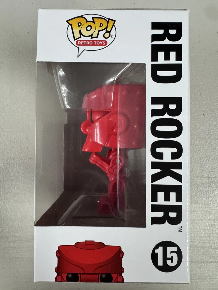 Red Rocker 15 ~ Mattel: Rock’Em Sock’Em Robots ~ Funko Pop Vinyl ~ Retro Toys - Image 2 of 4