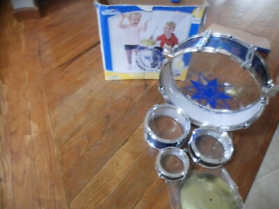 New Kids Connection My First Musical Metal Drum Set Incomplete1 large sm  drum