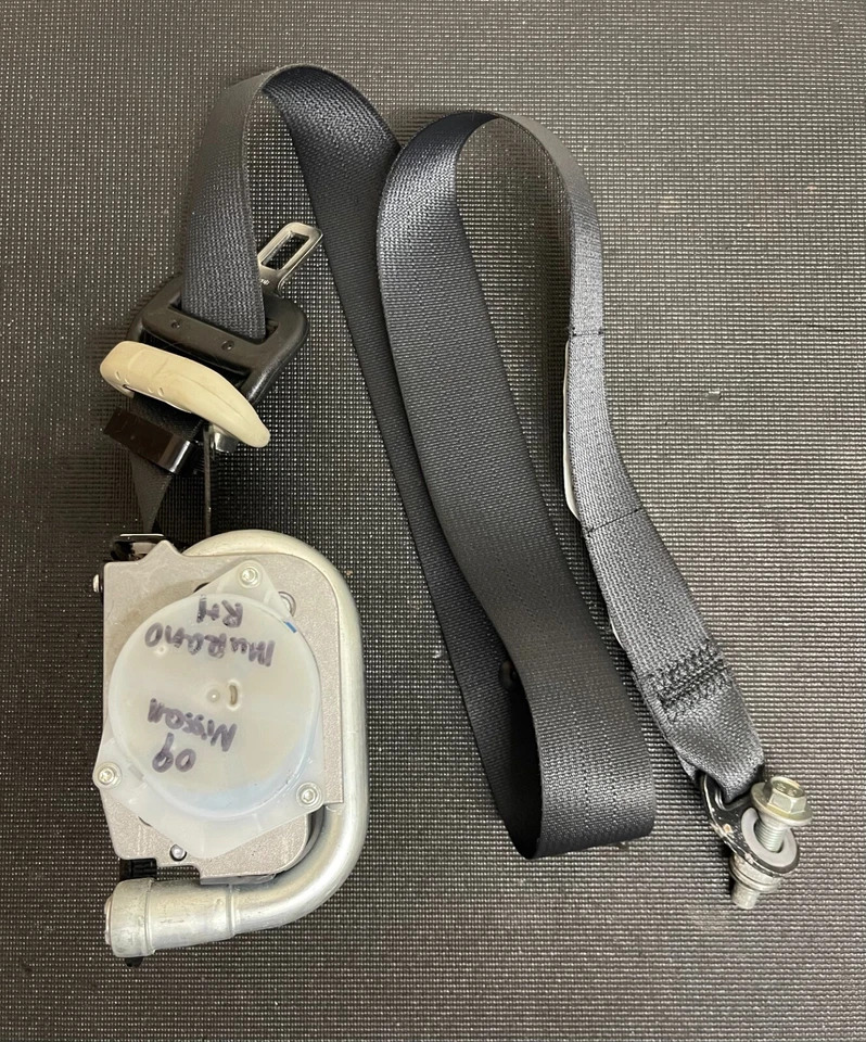2009 2010 2011 2012 Nissan Murano Front RIGHT PASSENGER Side Seat Belt  OEM - Image 2 of 4