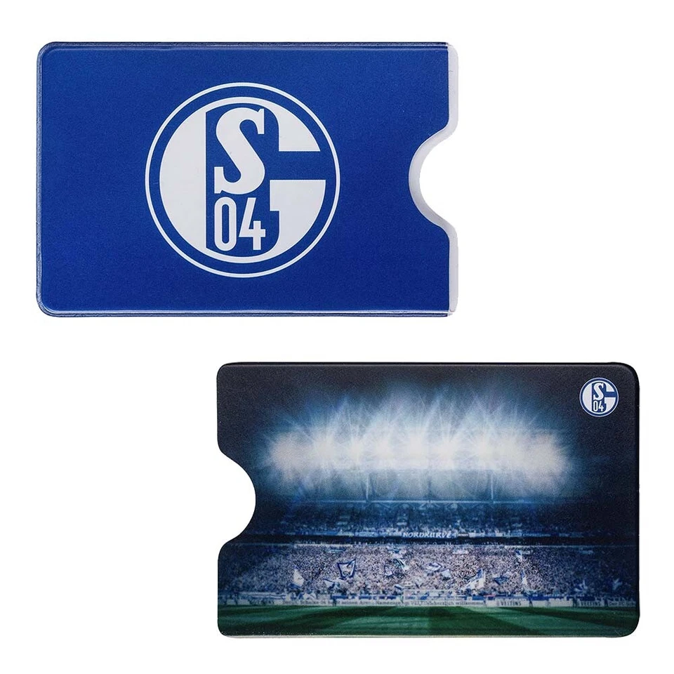 FC Schalke 04 Kartenhülle Kartenschutzhülle EC Karte Dauerkarte S04 Fanartikel
