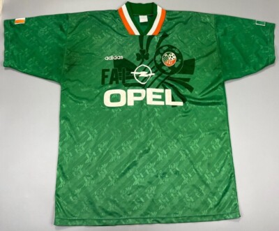 Maillot De Foot Vintage Domicile République D'Irlande 1994 - Taille XL, Adidas, Parfait état