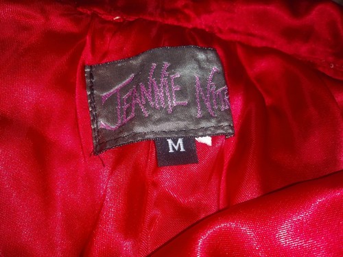 Rare Jeannie Nitro Gothic Medieval Brocade Gothic Cloak Satin Lined Cape M - Picture 9 of 11