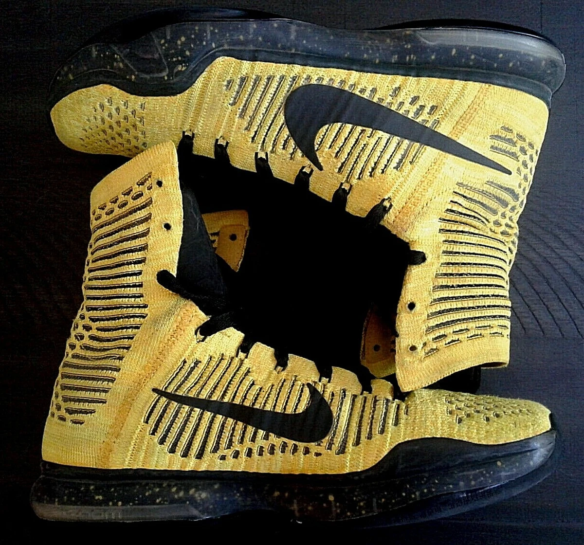 Nike Kobe X Elite CODA Opening Night Yellow Black Men 9 Rare 802762-707 | eBay