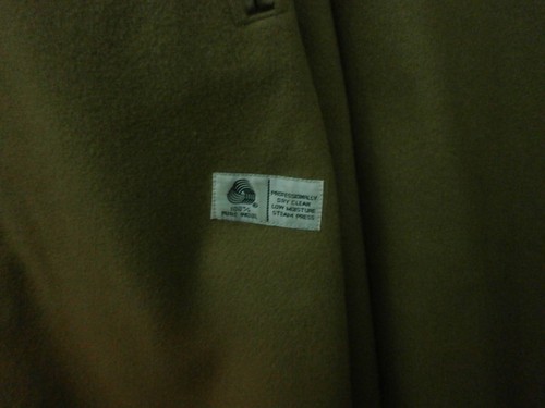 Brooks Bros Tan Trench Coat Zip Out Wool Liner Wool Collar Belt Men's 40R - Picture 8 of 11