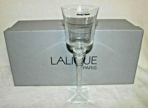 $505 Lalique COUTARD WATER GLASS wine stem 9" goblet New in Box VERRE 10083500 - Picture 3 of 7