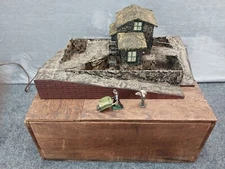 Vintage Train Deco/ J. Hill Co. Farmer Pushing Wheelbarrow/ Flour Man