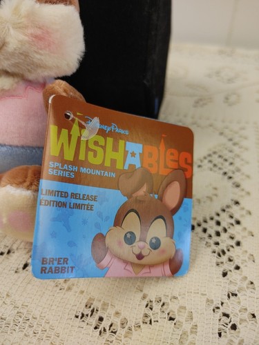 Disney Parks Wishables Brer Rabbit Splash Mountain Limited Release Plush NWT - Picture 3 of 6