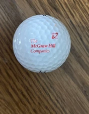 Vintage The Mcgraw-Hill Companies Logo Golf Ball