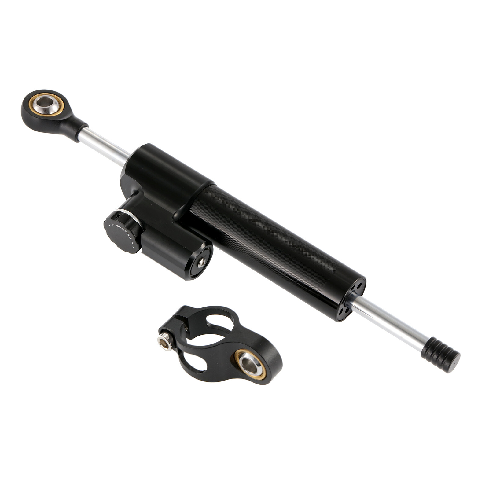 CNC Steering Damper Stabilizer For Harley Dyna Softail Road King Street Glide eBay