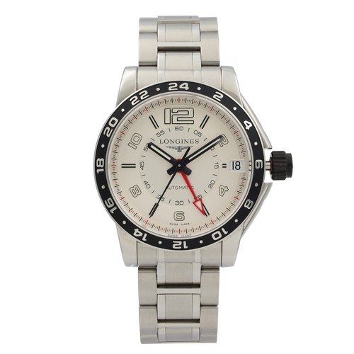 Longines Admiral GMT Steel Silver 