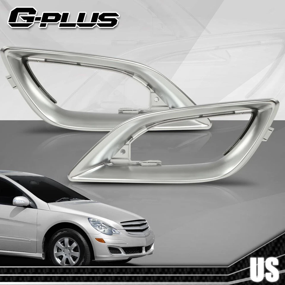 Fog Light Trim Set Of 2 Left And Right Side Fit For 06-07 Mercedes-benz R500 Foto 2 de 4