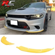 For 15-23 Dodge Charger SRT Scat Pack Front Bumper Lip Splitter Protector 2PCS
