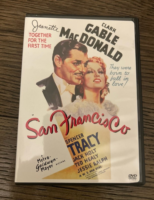 SAN FRANCISCO  Clark Gable  Jeanette MacDonald  Spencer Tracy  LIKE NEW DVD  USA