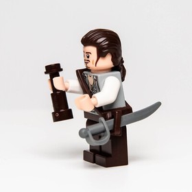 Lego Caribbean Pirates Minifigure: Will Turner (poc026) Scabbard 4182 4184 4183