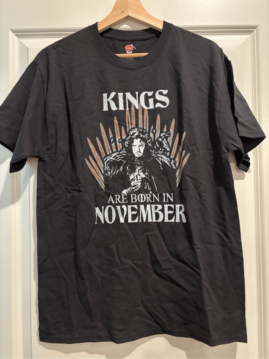 November Born King T-Shirt - Medium