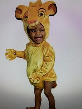 Baby Boy's The Lion King Simba Costume, Size 6-12 Months - New In Package