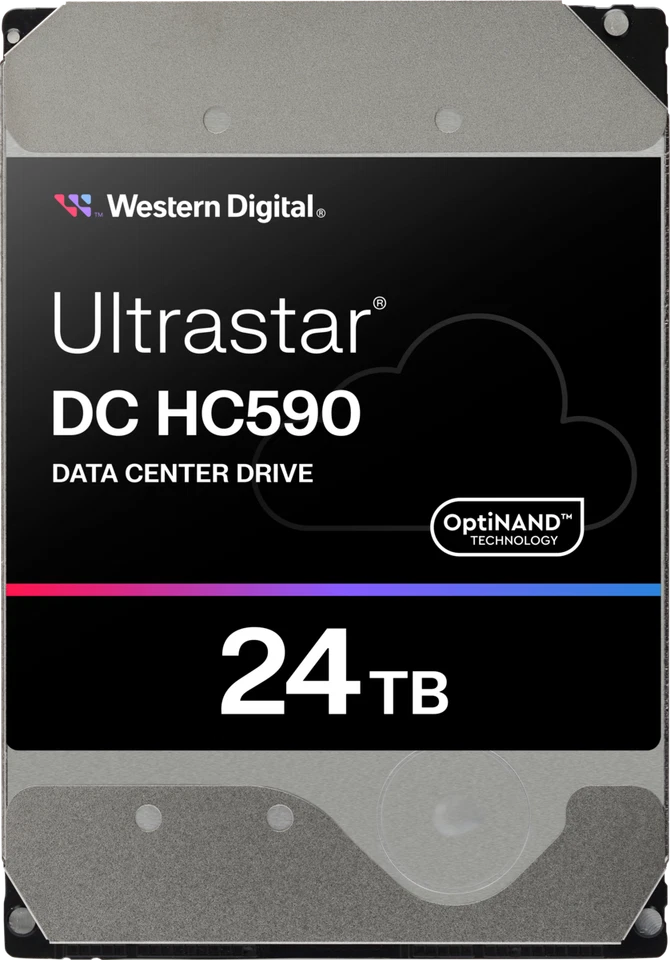 WESTERN DIGITAL WD 0F65684 Ultrastar DC HC590 CMR HDD 3.5" 24TB SATA SE 7200RPM WUH722624ALE6L4