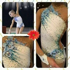 ice figure skating competition dress Gymnastics costume dance Dress dyeing