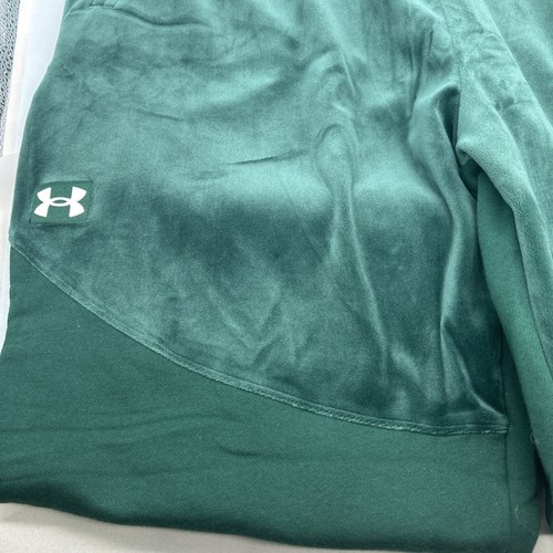 Under Armour UA Journey Fleece Velour Joggers Women's XL Green Loose 1373977-330 - Picture 5 of 20