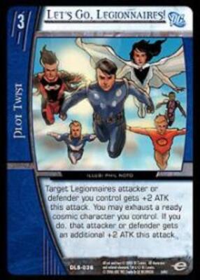 VS System: Let's Go, Legionnaires! [Played] DC Legion of Super Heroes TCG CCG Cl