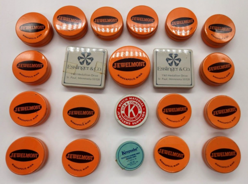 Lot of 21 Vintage Watch Jewelmont Keepsake Kilb Esslinger Storage Tins