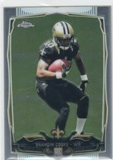 2014 Brandin Cooks Topps Chrome ROOKIE CARD #149 Oregon State SCRATCH. rookie card picture