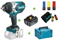 Makita DTW1002Z Akku-Schlagschrauber 18V 1000Nm + 1X Akku 6Ah + Koffer + ZubehöR