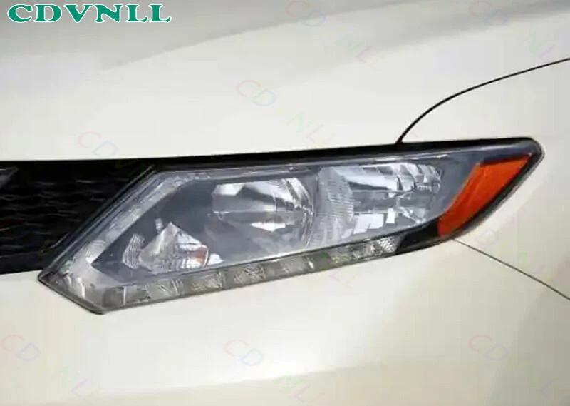 For Nissan X-Trail 2014-2016 Pair Headlight Lens Cover Lampshade Shell Seal Glue - Image 3 of 4