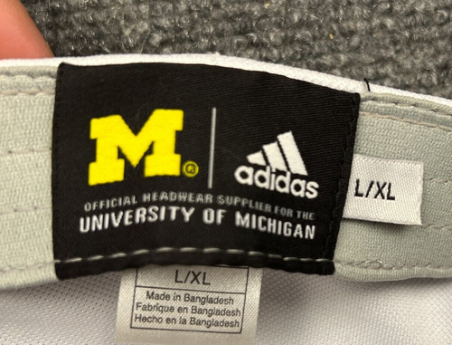 Adidas University of Michigan Cap Adult Fitted L/XL Climalite Pink Ribbon Hat - Picture 11 of 12