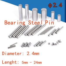 φ2.4 2.4mm Diameter Bearing Steel Pin Cylindrical Solid Dowel Pins 5mm-24mm Long