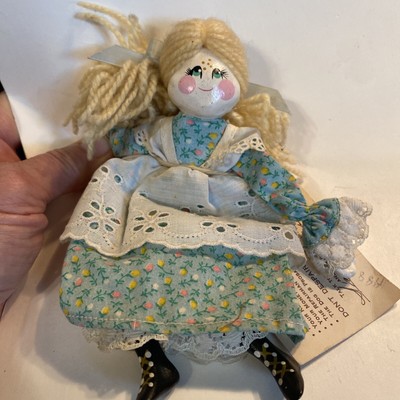 Vintage Kitty Carson Doll Factory 6.5'' ''Talk to me'' Doll Alice With Tag 1970's