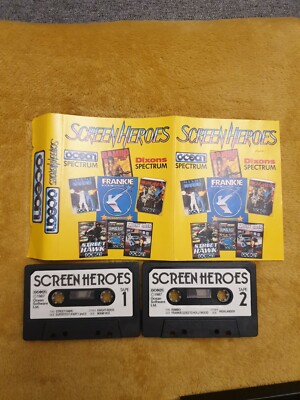 カセット ZX Spectrum 48/128k +2 Screen Heroes Ocean Game | eBay UK