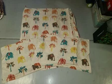 The Company Store "Colorful Elephants" King Duvet & 2 King Shams