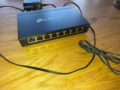 TP-Link TL-SG108E (8 Ports - 10/100/1000 RJ45) Easy Smart Managed Switch