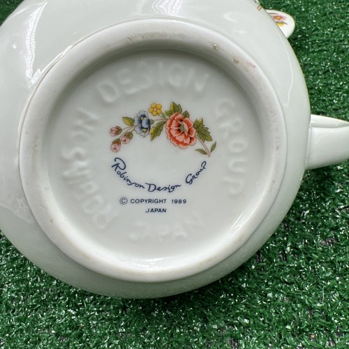 Robinson Design Group 1989 Vintage Floral Teapot Made In Japan - Picture 7 of 9