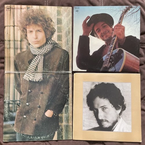 Bob Dylan Vintage Vinyl Lot (3 LPs) 60s 70s Classic Folk Rock Records