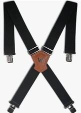 WELKINLAND 2Inch Wide Clip-On Work Suspenders, Heavy-Duty Suspenders...