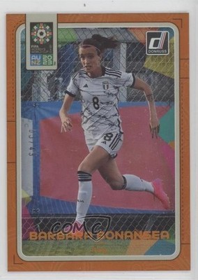 2023 Panini Donruss FIFA Women's World Cup Orange 3/49 Barbara Bonansea #80 6rq
