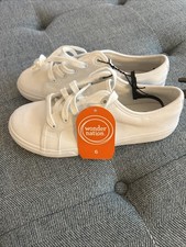 Tenis informales de skate para niñas pequeñas y grandes Wonder Nation en niños grandes talla 6. Nuevo con etiquetas