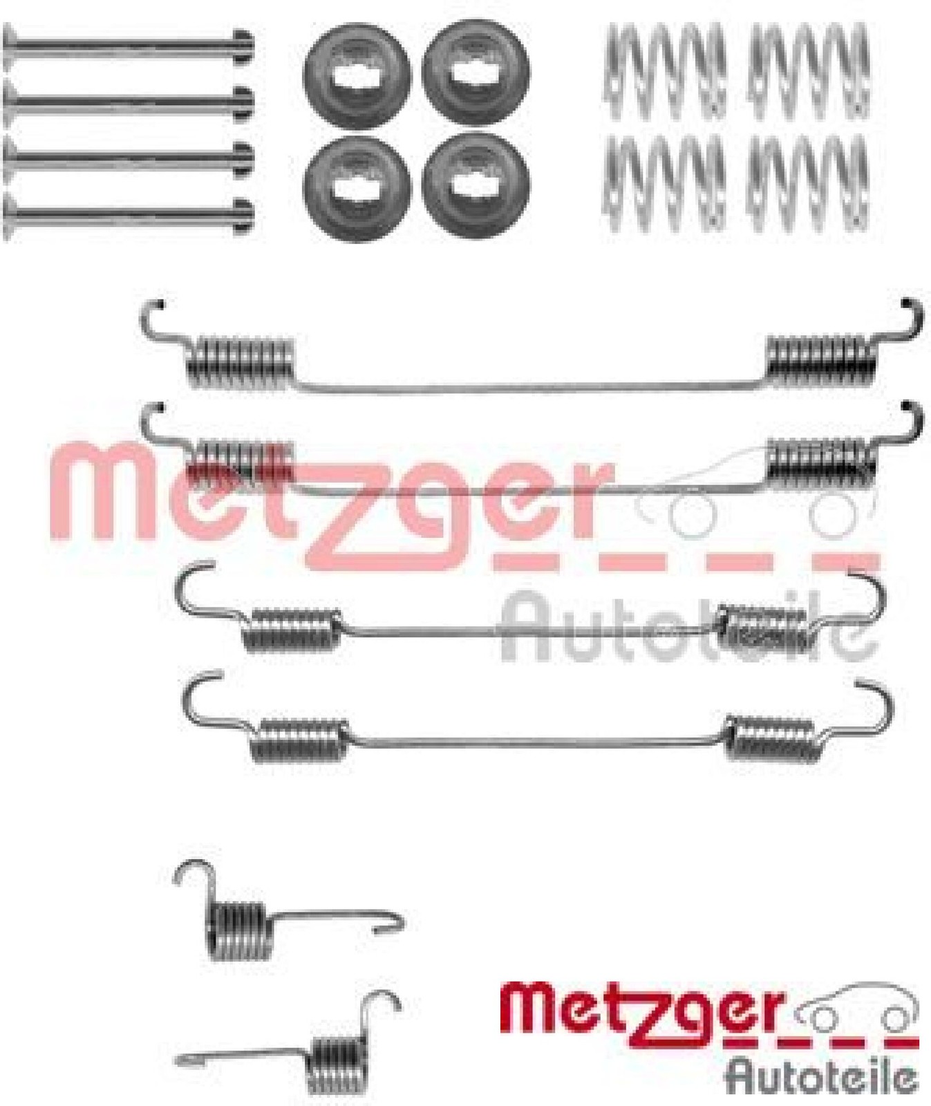 Metzger 105-0021 ZubehöRsatz FüR Bremsbacken ZubehöRsatz Bremsbacken-image