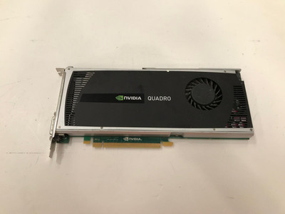 HP NVIDIA Quadro 4000 2GB Grafikkarte Profilhöhe DVI DisplayPort 608533-002