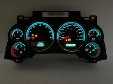 07-13 Silverado Custom Gauge Face Speedometer Instrument Gauge Cluster
