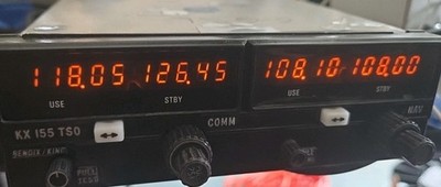 14V BENDIX KING KX-155 NAV COM RADIO WITH ISOLATION AMPLIFIER !! P/N 069-1024-38