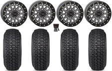 System 3 SB-6 15" Wheels Gm (5+2) 32" Regulator 2 Tires Kawasaki Mule Pro FXT