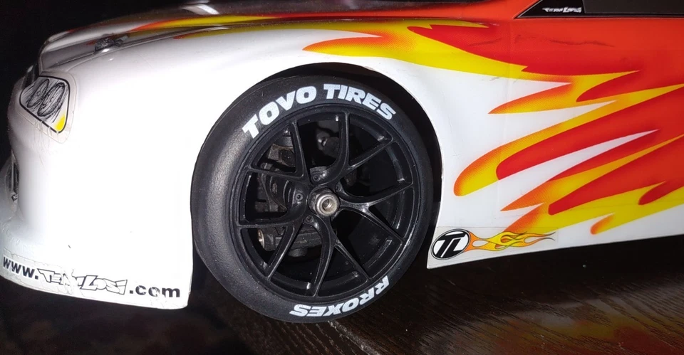 1/10 RC Car 4PCS 12mm hex Wheels Tires Set For HPI Rs4 Tamiya TT01E TT02 Traxxas - Image 4 of 4