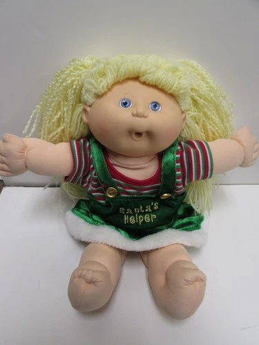 Vintage Cabbage Patch Kids Birthday Blow Kiss Girl Blonde Blue GUC Hasbro 90s