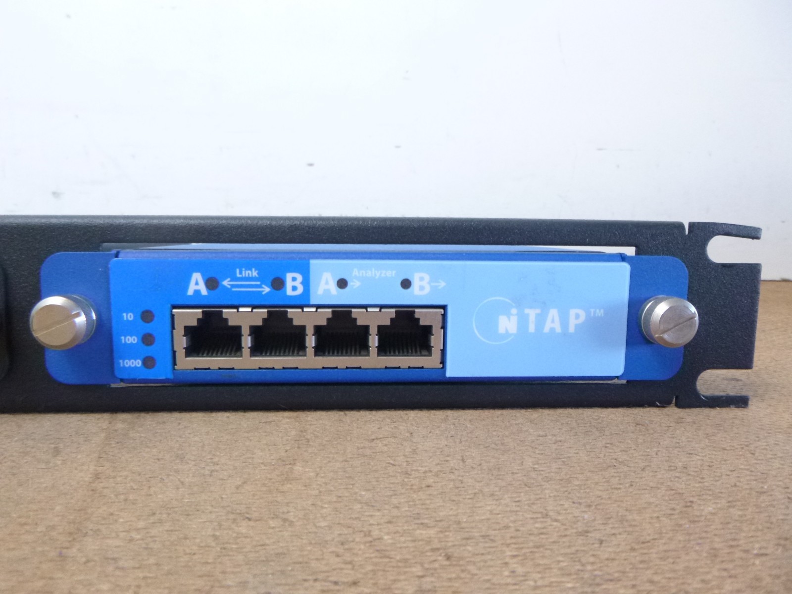 Netwrork Rack Network Instruments VIAVI nTAP 10/100/1000 Network Tap Splitter x3 w ...