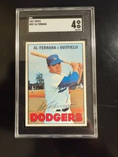 1967 Topps High # Al Ferrara #557 SGC 4 CENTERED