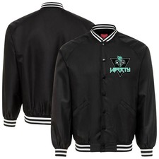 Unisex-Sportiqe  Black New York Liberty Rock & Roll Collection Ringo Satin